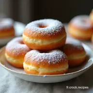 Beignets Nuage Homemade Donuts recipe is mega moelleux