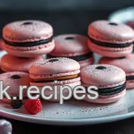 Macarons Dior : &Eacute;l&eacute;gance Rose et Noire en P&acirc;tisserie
