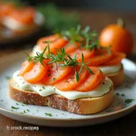 Mauricette au Saumon Fum&eacute; et Ch&egrave;vre Frais Maison