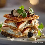 Recette et Concours MilleFeuille de Volaille aux Morilles Luxueux