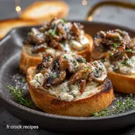 Myst&egrave;res maison Chaussons croustillants au ch&egrave;vre et champignons