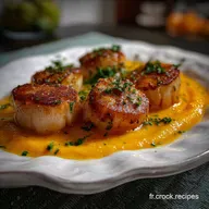 Recette De Noix De Saint Jacques Po&ecirc;l&eacute;es &Agrave; La Cr&egrave;me Onctueuse