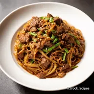 Recette de Nouilles Chinoises au Boeuf Le Wok Facile