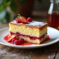 Recette Number Cake Vanille et Fruits Rouges Facile et Gourmand