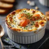Oeuf Cocotte au Saumon et au Boursin Recette facile et ultracr&eacute;meuse