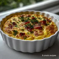 Omelette Souffle au Jambon Plat et: Nuage A&eacute;rien et Fondant