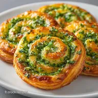 Palmiers Au Pesto: Croustillants