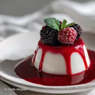 Panna Cotta Fruits Rouges au Mascarpone