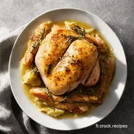 Repas du Soir Recette Facile Po&ecirc;l&eacute;e de Poulet aux Herbes de Provence