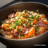 Po&ecirc;l&eacute;e L&eacute;g&egrave;re de Carottes aux Lardons : Gla&ccedil;age Miel-Thym du Chef