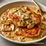 Poulet &agrave; la Cr&egrave;me pour 4 personnes