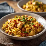 Poulet au Riz pour 4: Rapide et Juteux
