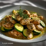 Pole Poulet Courgette et Crme Plat : Velout&eacute; Garanti
