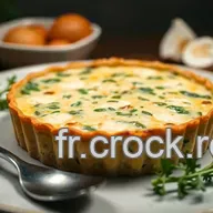Recettes avec des &eacute;pinards : Quiche aux &Eacute;pinards et Fromage de Ch&egrave;vre