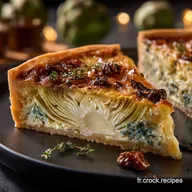 Quiche &eacute;paisse originale au choufleur r&ocirc;ti et Comt&eacute; AOP Recette Gourmande