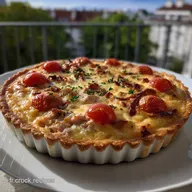 Quiche L&eacute;g&egrave;re Au Thon Et Tomates : Recette Estivale Rapide