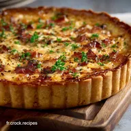 Recette Quiche Lorraine Sans P&acirc;te Facile Rapide et Moins de Glucides