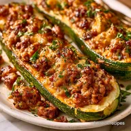 Recette aux Courgettes Farcies pour 4