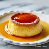 Recette du Flan P&acirc;tissier Traditionnel pour 8 Portions
