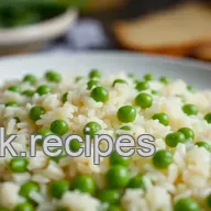 Riz au Petit Pois: Mon Plat Chic et Color&eacute; pour un D&icirc;ner R&eacute;confortant