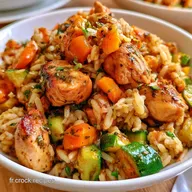 Riz Au Poulet pour 4 Personnes