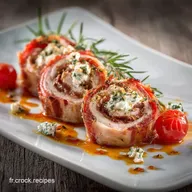 Roulade tomate ch&egrave;vre et jambon Recette Ap&eacute;ritif Proven&ccedil;al Frais