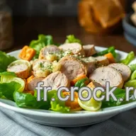 Salade C&eacute;sar au Poulet : Un Classique R&eacute;invent&eacute; pour Vous!