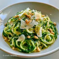 Salade Courgette Crue Parmesan en 12 Min