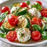 Salade Courgette Tomate Mozzarella 2p