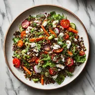 Lentilles en Salade Vinaigrette Croquante