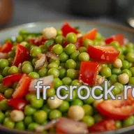 Salade de Pois Chiches Libanaise : Fra&icirc;cheur et Saveurs en 15 min