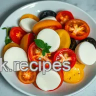 Salade Tricolore: La Recette Estivale Facile!🍅🧀✨