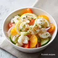 Salade de Fruits de Mer Fra&icirc;cheur : Recette Maison pour 4
