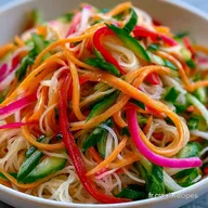 Salade Tha&iuml; V&eacute;g&eacute;tarienne pour 4 Personnes