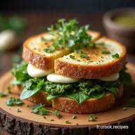 Le Meilleur Sandwich au Pesto et &Eacute;pinards Croustillant et Pr&ecirc;t en 20 Min