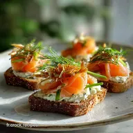 Quick Salmon Herb Cream Cheese Breakfast: 7 Min Total