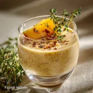Smoothie estival &agrave; labricot et thym la recette ultracr&eacute;meuse et rapide