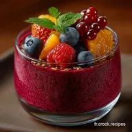 Smoothie fruits rouges et orange d&eacute;tox La recette &eacute;clair en 6 minutes