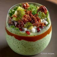 Smoothie vert KiwiChou fris&eacute; le Tonique ultrarapide sans amertume