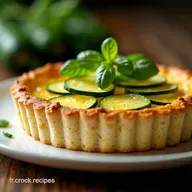 Tarte Courgette Feta Facile et Mon Secret Ensoleill&eacute;