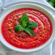 Soupe De Past&egrave;que &Agrave; La Menthe pour 4