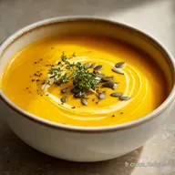 Soupe au Potiron: Velout&eacute; Onctueux aux Pommes de Terre