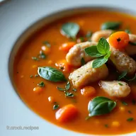 La Meilleure Soupe de Poulet aux L&eacute;gumes Maison Bouillon Riche et Sant&eacute;
