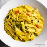 Tagliatelles de L&eacute;gumes Recette Facile Ma Version Cr&egrave;me Curry