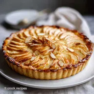 Tarte Amandes Pommes Cr&egrave;me d Amande Maison