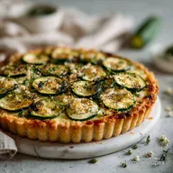 Tarte aux courgettes p&acirc;te feuillet&eacute;e facile