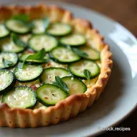 Ma Tarte Courgette Ricotta Menthe Facile et Ensoleill&eacute;e