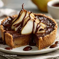 Tarte Poire Chocolat Velout&eacute;e