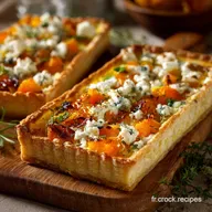 Tarte rustique butternut et feta Recette dautomne facile et savoureuse