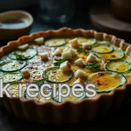 Tarte Courgette Ch&egrave;vre Soleil: Ma Recette Facile et Gourmande